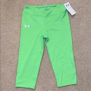 Girls Lime Green Under Armour Leggings